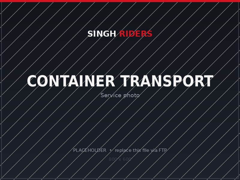 Sea Container Transport
